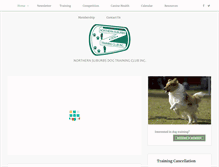 Tablet Screenshot of nsdogtraining.org.au